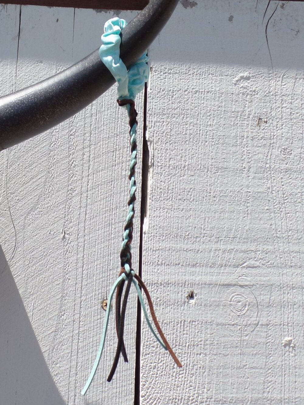 Hand Crafted Hair Tie SUEDE BRAIDED